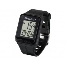 Часы спортивные SIGMA SPORT iD.GO: пульсометр, секундомер, часы. Цвет: черный