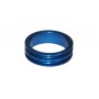 Neco кольцо проставочное 1-1/8"х10мм синее, алюминий
