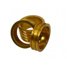 Neco кольцо проставочное 1-1/8"х10мм золотое, алюминий