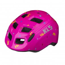 Шлем KLS ZIGZAG розовый XS (45-49см). 8 вент. отверстий, светоотражающие стикеры