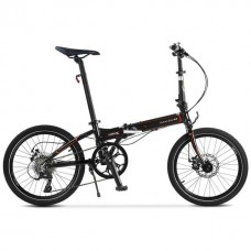 Велосипед Dahon Launch D8 YS728 черный, складной, колеса 20